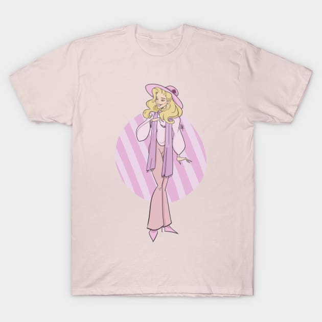 80s Fashion Princess T-Shirt by Psychofishes